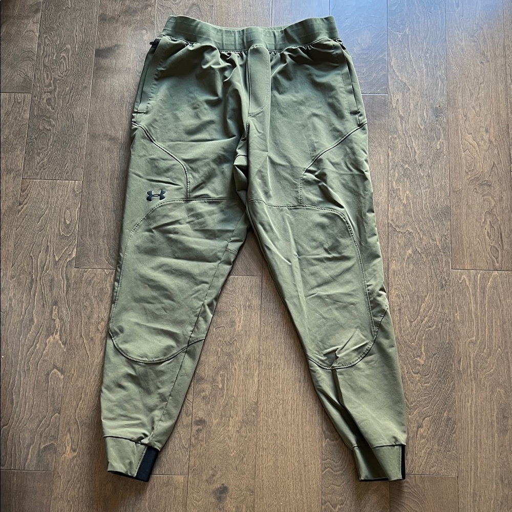 Under Armour Green Joggers with Logo